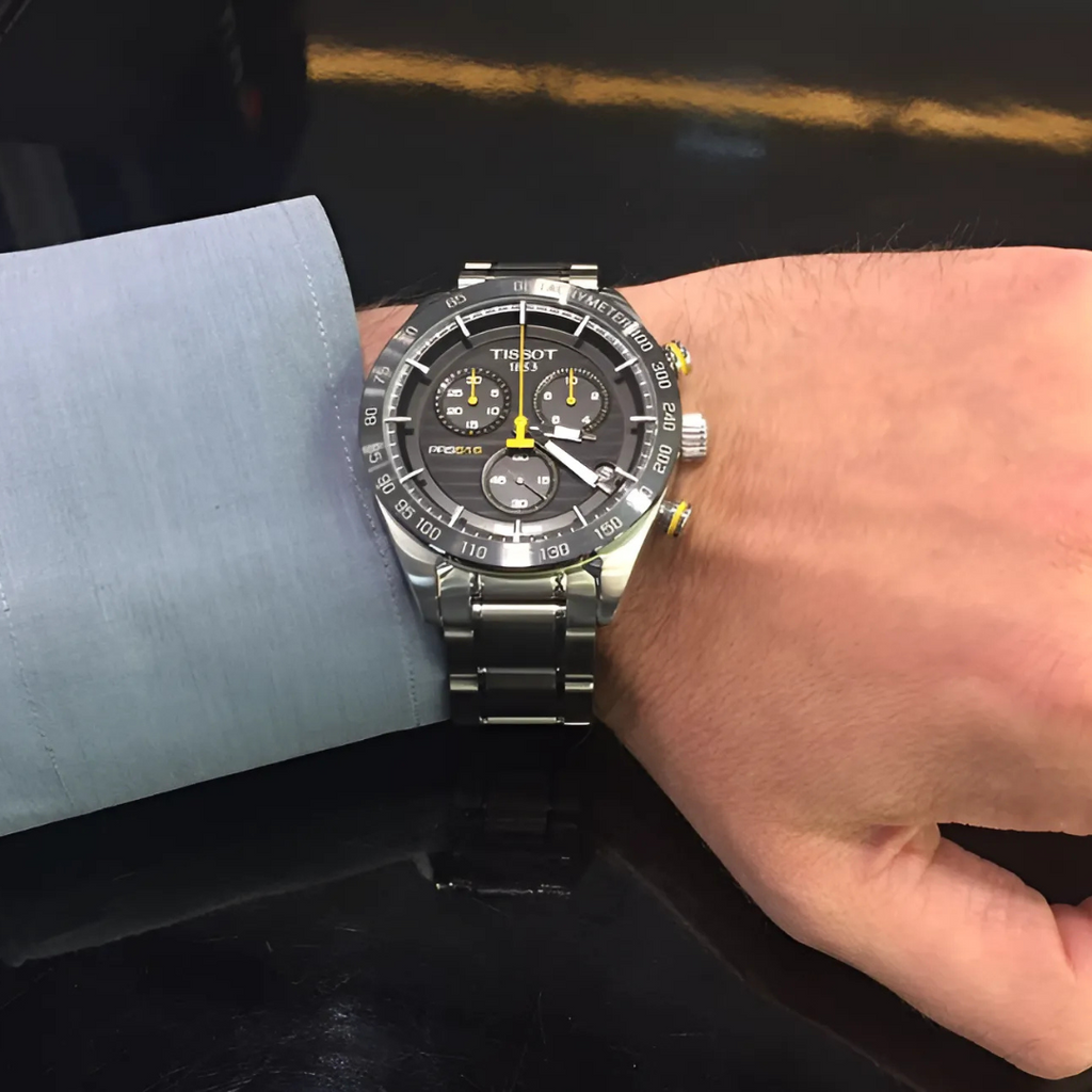 Montre chronographe Tissot PRX 516 pour homme -T100.417.11.051.00