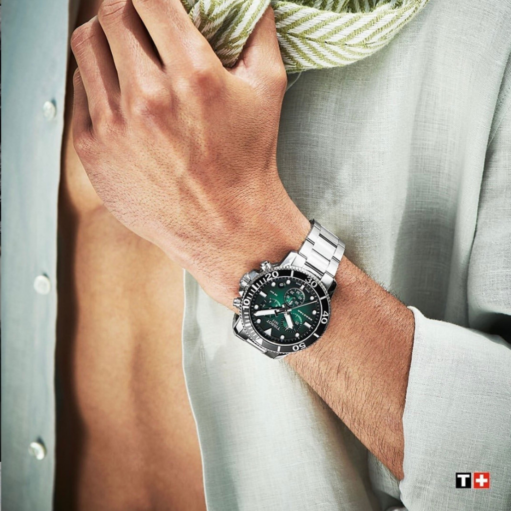 Montre chronographe Tissot Seastar 1000 pour homme - T120.417.11.091.01