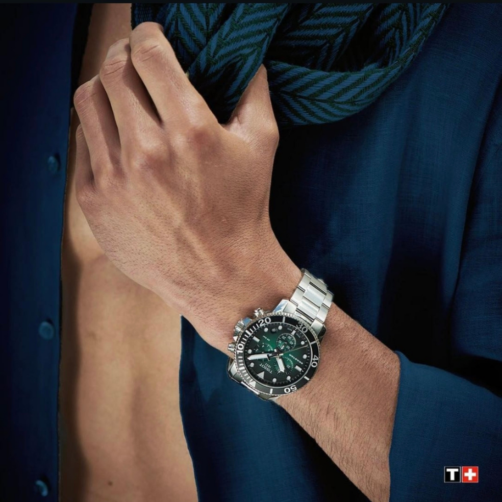 Montre chronographe Tissot Seastar 1000 pour homme - T120.417.11.091.01