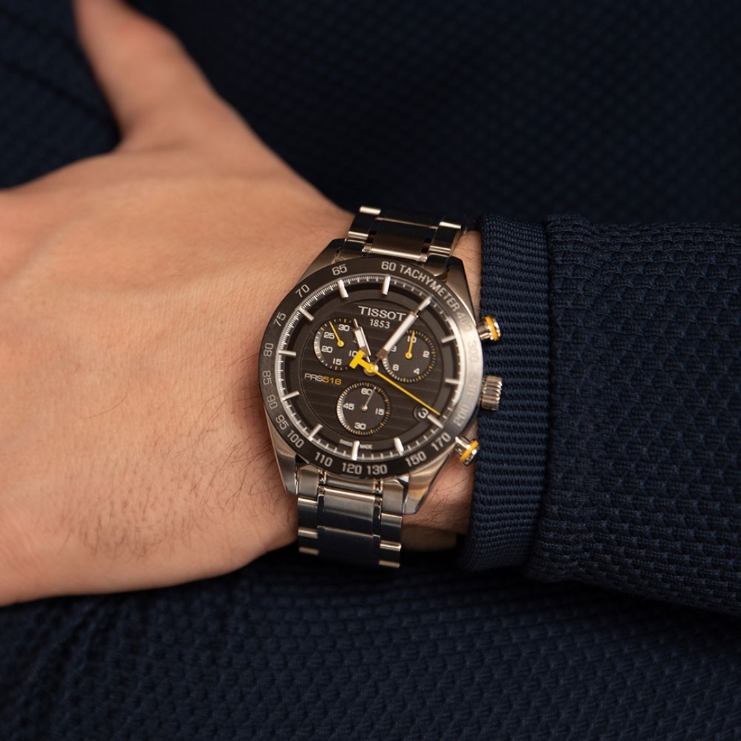 Montre chronographe Tissot PRX 516 pour homme -T100.417.11.051.00