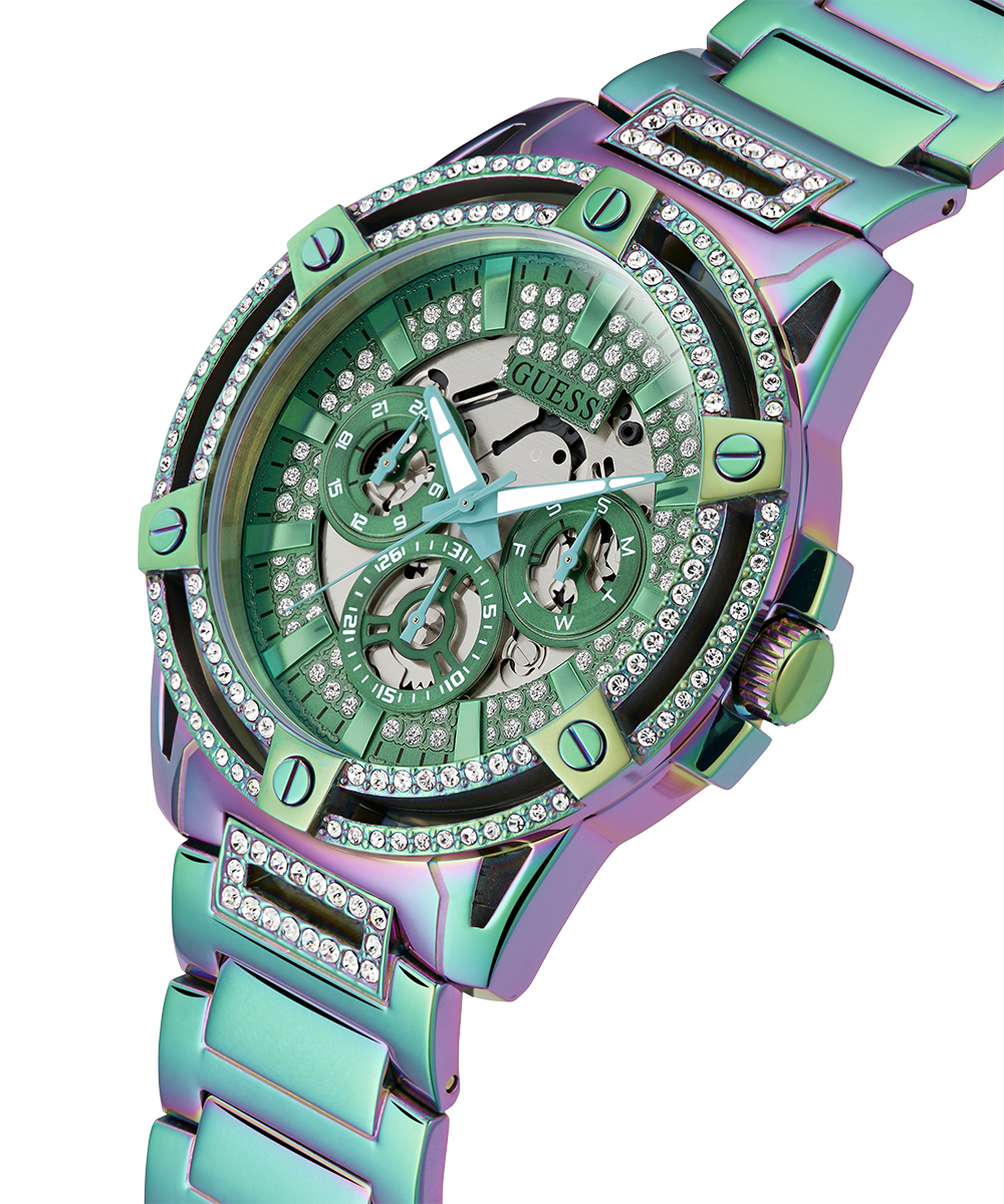 GUESS Mens Iridescent Multi-function Watch