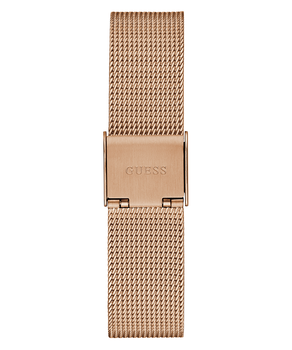 GUESS Ladies Rose Gold Tone Analog Watch
