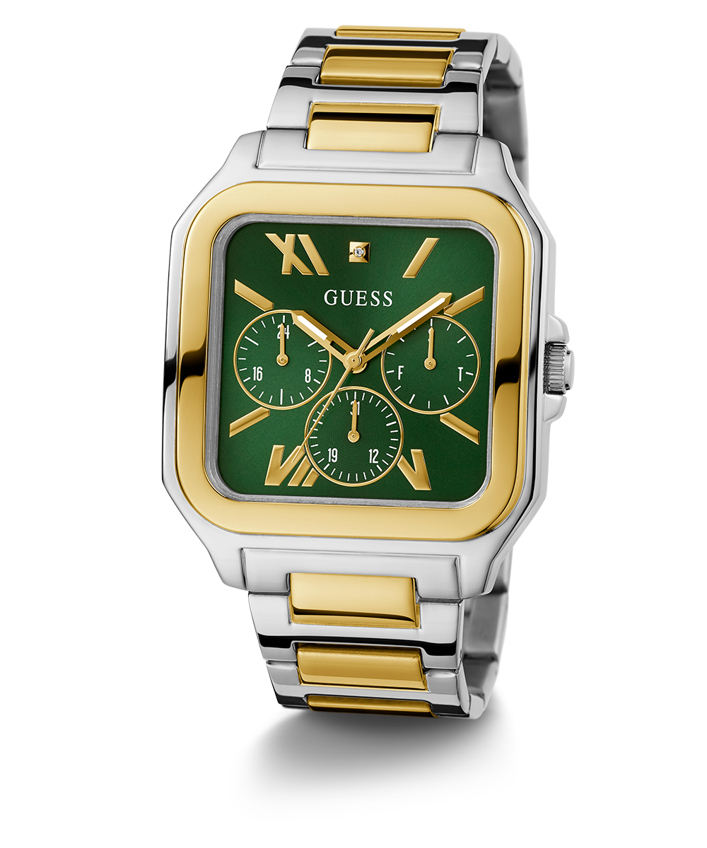 GUESS Mens 2-Tone Multi-function Watch