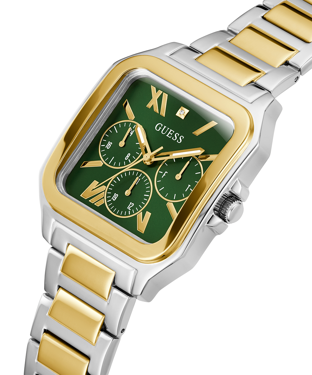 GUESS Mens 2-Tone Multi-function Watch