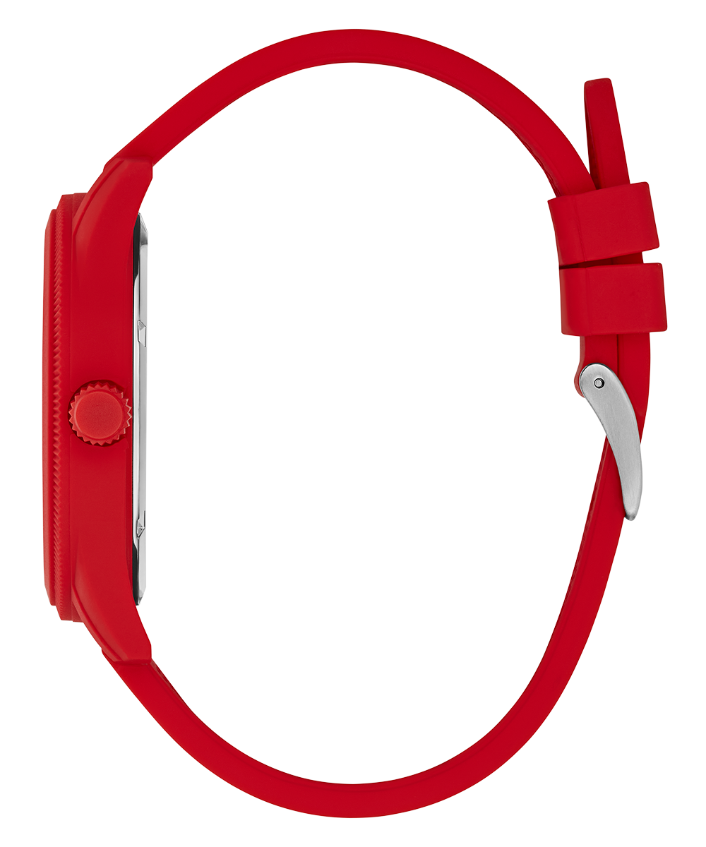 GUESS Mens Red Analog Watch